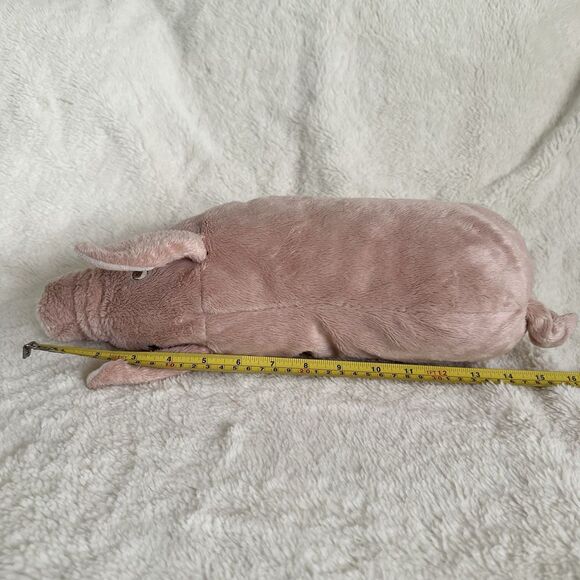 IKEA Knorrig Soft Stuffed Animal Pig Pink Plush 14” Toy Small Farm - Picture 6 of 6